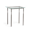 Hubbardton Forge Dark Smoke Glass Top (Va) Senza Side Table