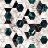 Mindthegap Hexa Jade Manhattan Metallic Edition Wallpaper