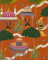 Mindthegap Maghreb Orange Tales Of Maghreb Wallpaper